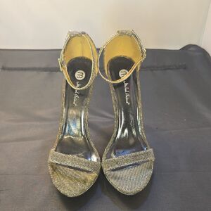 M BY MICHEAL ANTONIO SHIMMER GOLD WOMEN's HIGH HEEL